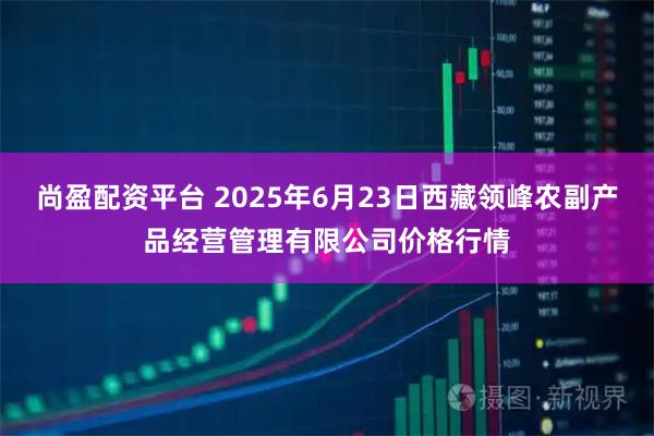 尚盈配资平台 2025年6月23日西藏领峰农副产品经营管理有限公司价格行情