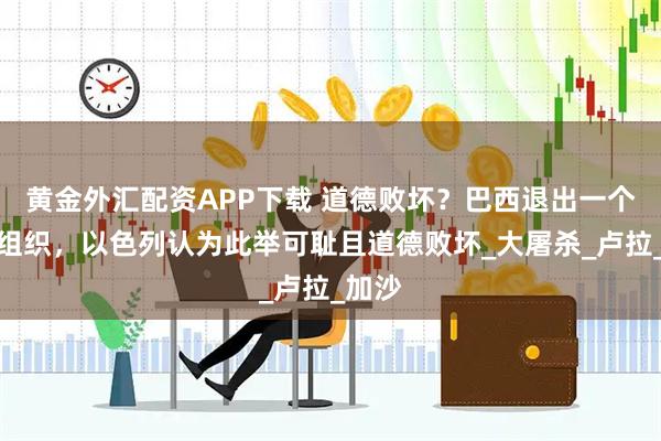 黄金外汇配资APP下载 道德败坏？巴西退出一个国际组织，以色列认为此举可耻且道德败坏_大屠杀_卢拉_加沙