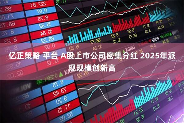 亿正策略 平台 A股上市公司密集分红 2025年派现规模创新高