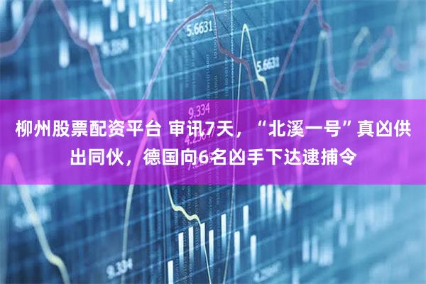 柳州股票配资平台 审讯7天，“北溪一号”真凶供出同伙，德国向6名凶手下达逮捕令